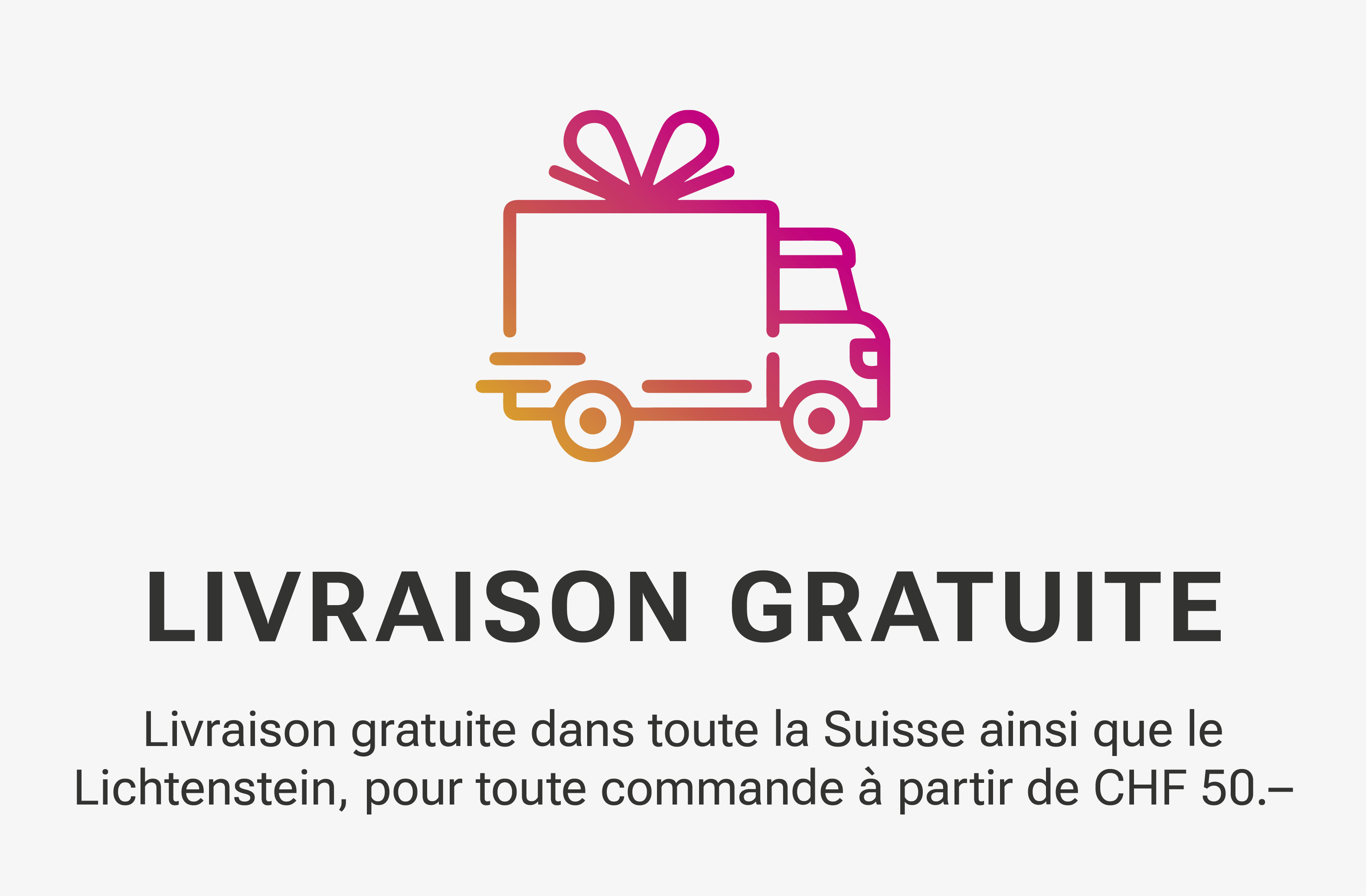 Livraison gratuite