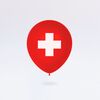 Ballone mit Schweizerkreuz (10 Stück), Modell 414.5 / Ballons « Drapeau suisse » (10 pièces), modèle 414.5
