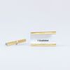 Röllchenlose ganz in gold, 1 Gratislos (50 Stück), Modell 860.2 / Papillotes de couleur or, 1 billet gratuit (50 pièces), modèle 860.2