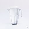 Mehrweg Pitcher mit Deckel, Modell 28588 / Pitcher réutilisable avec couvercle, Modèle 28588