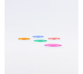 Abdeckplättli 6 x 100 magnetisch und gemischte Farben, Modell 6040.6 / 6 x 100 pions de loto magnétiques multicolores, modèle 6040.6
