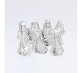 Silber-Hüte (25 Stück), Modell 76 / Chapeaux argentés (25 pièces), modèle 76