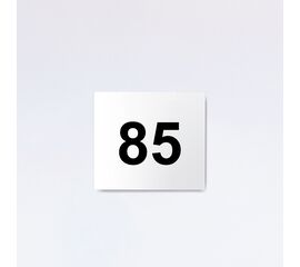 Tischnummern (10 Nummern), Modell 455.5 / Numéros de table (10 numéros), modèle 455.5