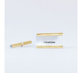 Röllchenlose ganz in gold, 1 Gratislos (50 Stück), Modell 860.2 / Papillotes de couleur or, 1 billet gratuit (50 pièces), modèle 860.2