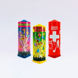 Sortiment von 10 Tischbomben, Modell 600 / Lot de 10 bombes de table, modèle 600