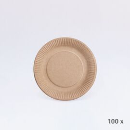 Menuteller (100 Stück), Modell 36387 / Assiette plate (100 pièces), modèle 36387