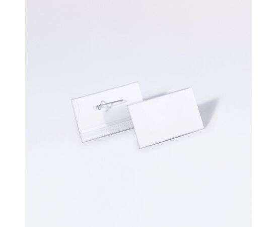 Namensschild 30 x 60 mm, Modell 730 / Porte-badges 30 mm x 60 mm, modèle 730