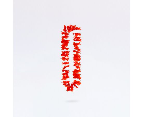 Hawaiikette rot, Modell 1097.1 / Couronne de fleurs hawaïenne rouge, modèle 1097.1
