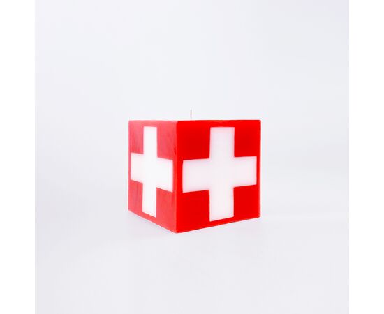 Kerze Swisscube, Modell 4112 / Bougie cube Suisse, modèle 4112