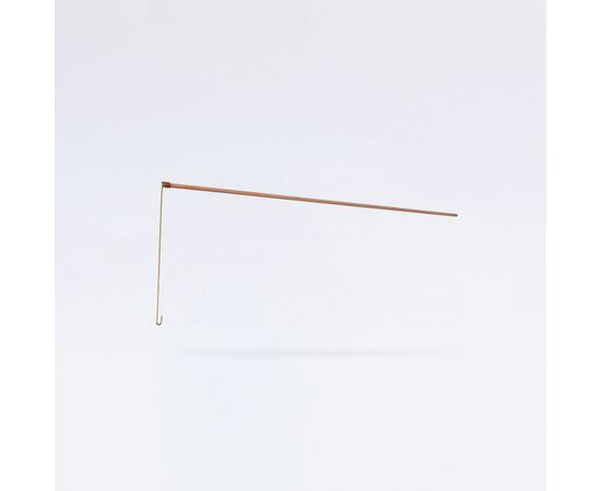 Lampionstab Metallhaken montiert, Modell 114 / Baguette pour lampion avec crochet en métal, modèle 114