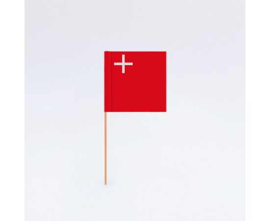 Plastikfähnchen alle Kantone am Stab (26 Stück), Modell 764 / Fanions de tous les cantons, en plastique, sur tige (26 pièces), modèle 764