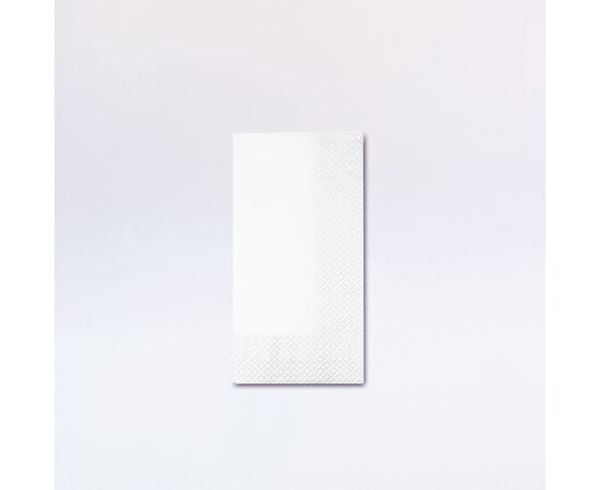 Papierservietten 40 x 40 cm weiss, 2-lagig, 1/8 Falz (100 Stück), Modell TE515.745 / Serviettes en papier 40 x 40 cm blanches, double épaisseur, pliage 1/8 (100 pièces), modèle TE515.745