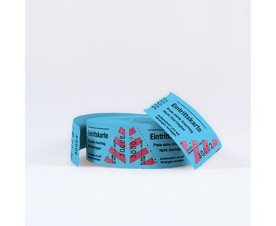 Eintrittsbillette in Rollenform, Rolle à 500 Billette, Modell 463 / Billets d'entrée sous forme de rouleau, rouleau de 500 billets, modèle 463