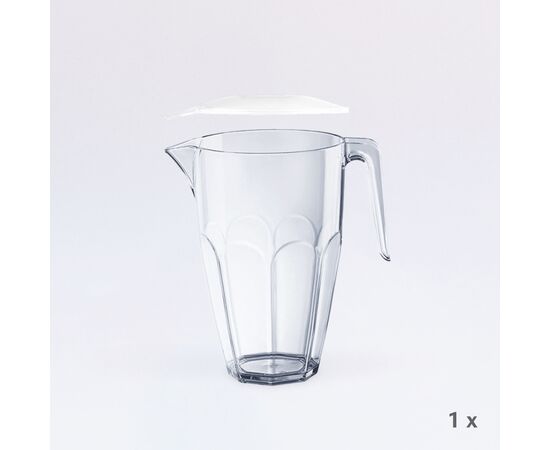 Mehrweg Pitcher mit Deckel, Modell 28588 / Pitcher réutilisable avec couvercle, Modèle 28588