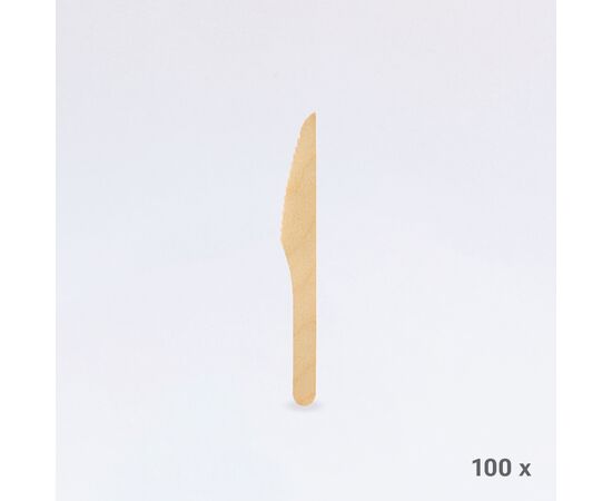 Messer aus Holz (100 Stück), Modell 33155 / Couteau en bois (100 pièces), modèle 33155