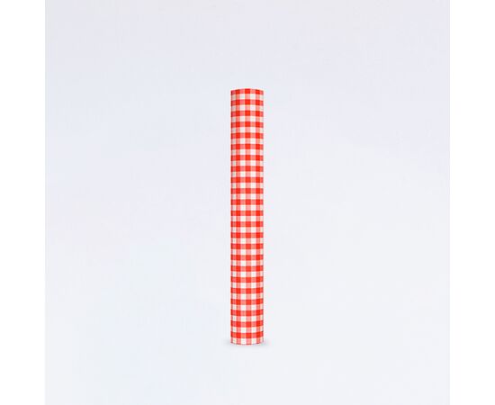 PE-Tischtuchrolle rot-weiss kariert / Feuille de protection de table en PE à carreaux rouges